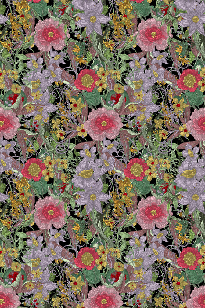 Berkeley Blooms Wallpaper
