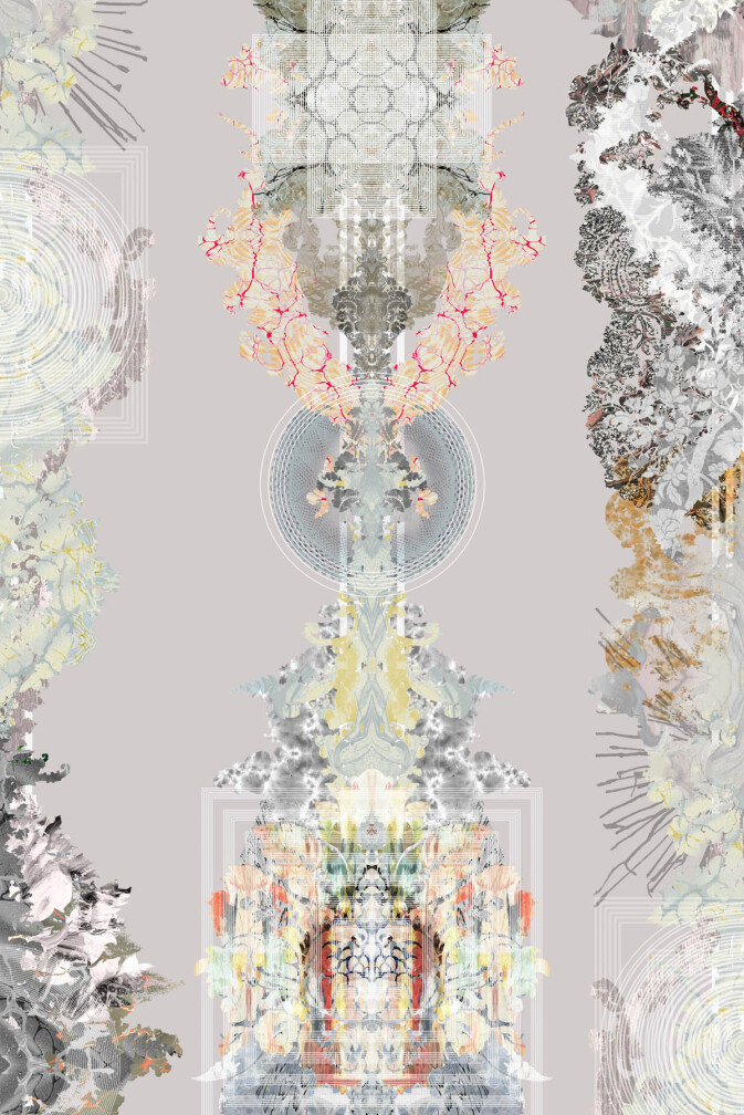 Totem Damask Wallpaper