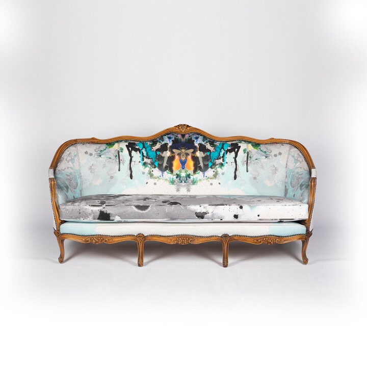 Honey Bee Moondust Wooden Couch