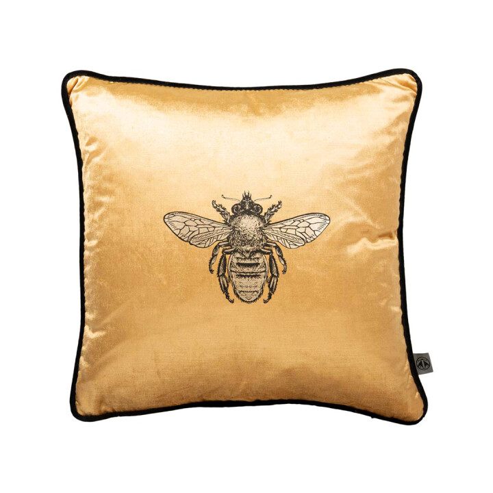 Honey Bee Velvet Cushion