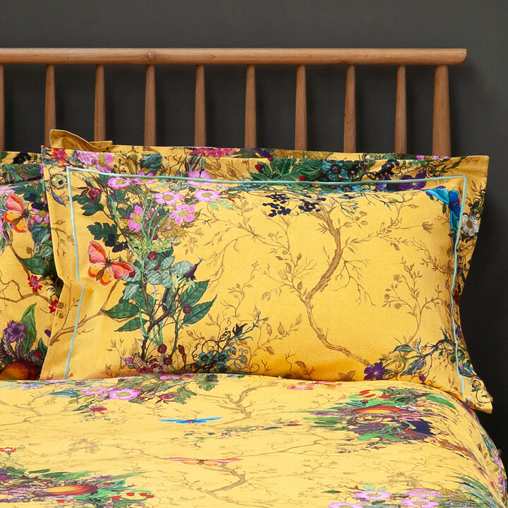 Bloomsbury Garden Cadmium Oxford Pillowcase